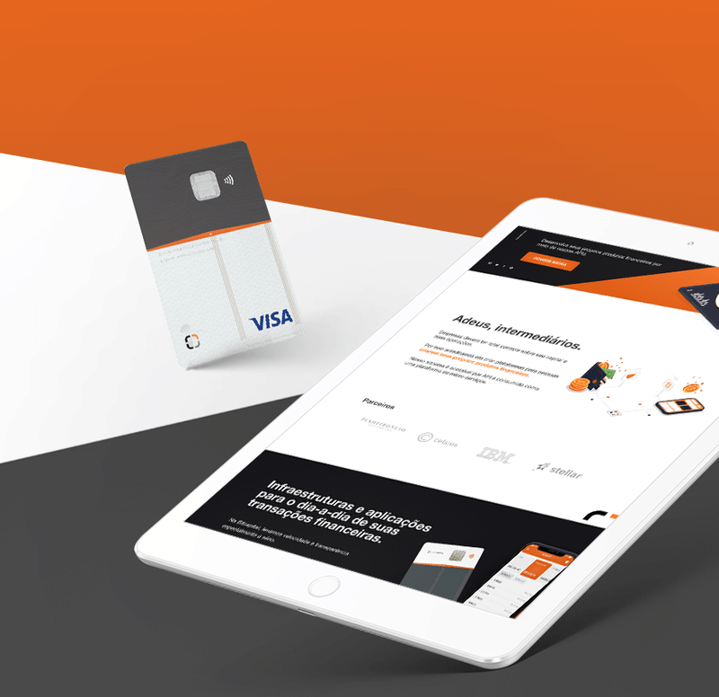 Bitcapital — open-banking fintech identity and credit-card design.