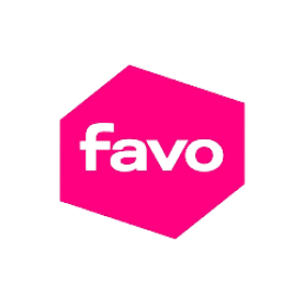 The Favo wordmark — anchored in the honeycomb metaphor of community commerce.
