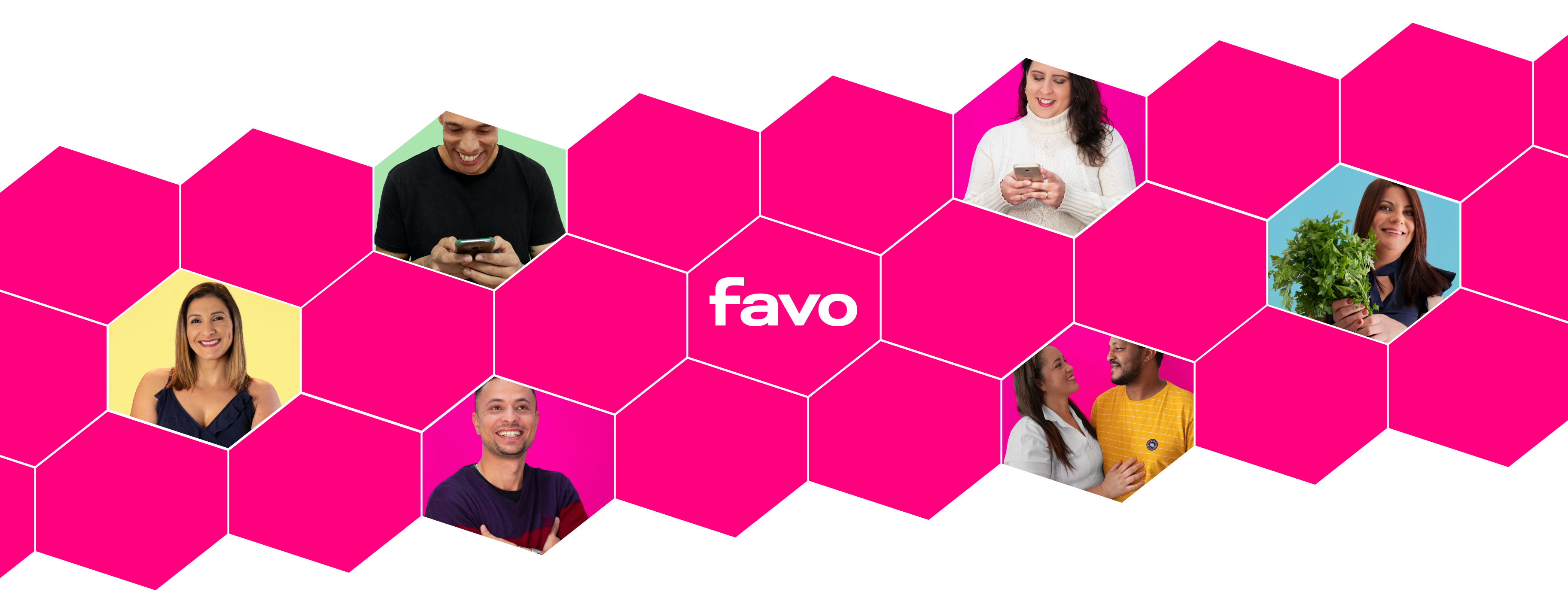 Favo — the rebrand applied across the partner app, the website, and the operations the company depends on.