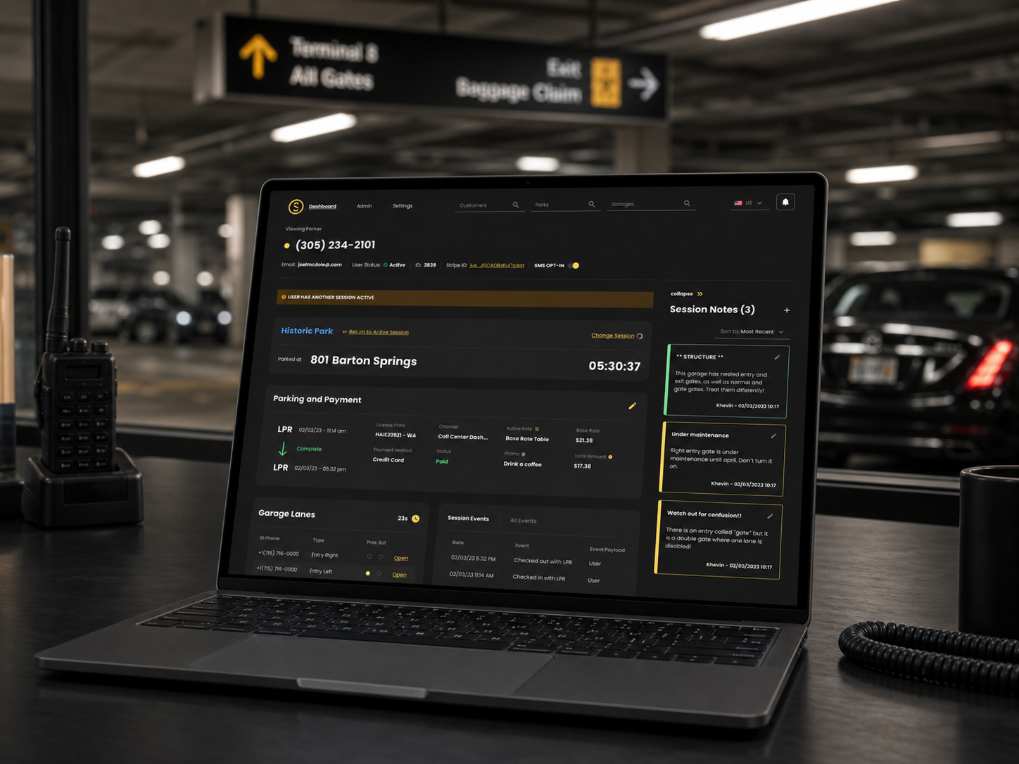Admin Portal V2.0 — the redesigned daily view, the surface call-center staff opened every shift.