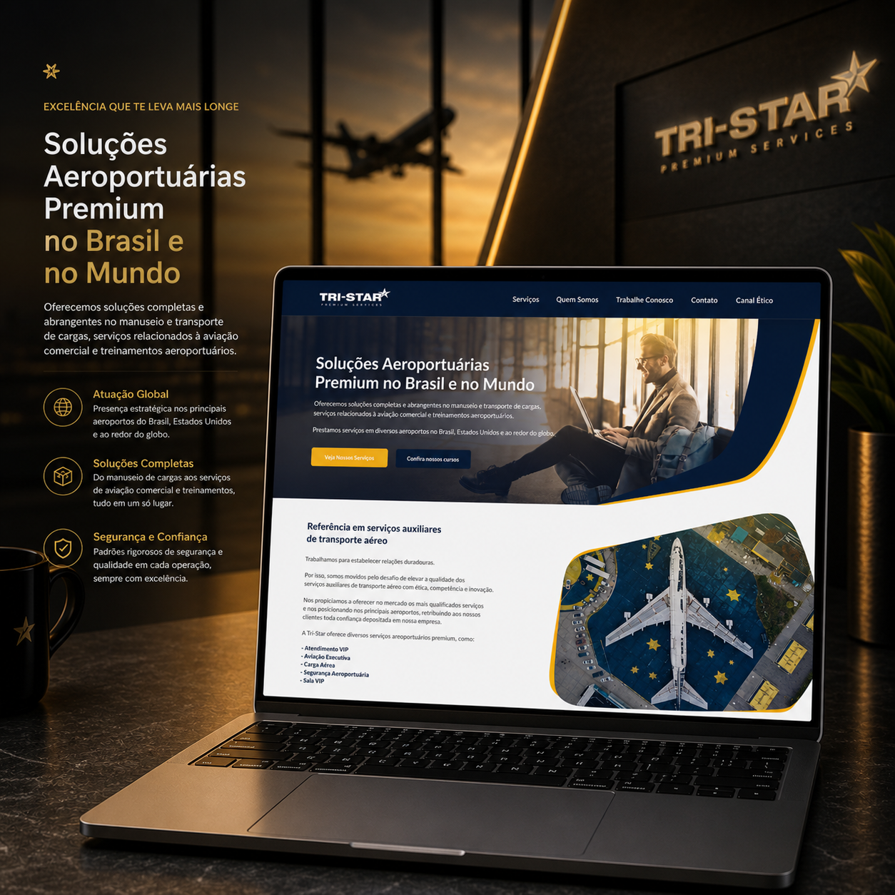 Tristar — institutional website, positioning, and service blueprint.
